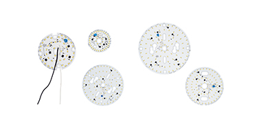 Application of LED point light source module in advertisement